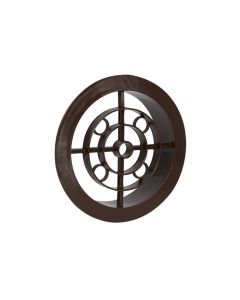 Nedco BV Ventilatierooster ø 100mm PP, kunststof bruin