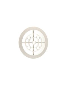 Nedco BV Ventilatierooster ø 100mm PP, kunststof pergamon