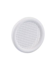 Nedco BV Ventilatierooster ø 45mm met kraag PS, kunststof wit