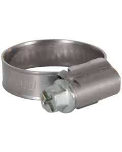 Nedco BV Slangklem Ã˜ 16-27mm RVS band en klem, verzinkte schroef