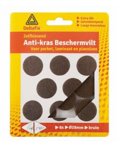 ANTI-KRASVILT 28MM ROND BRUIN 