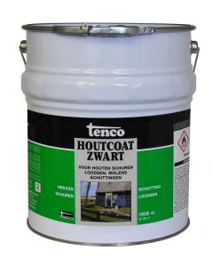 TENCO HOUTCOAT ZWART 10 L