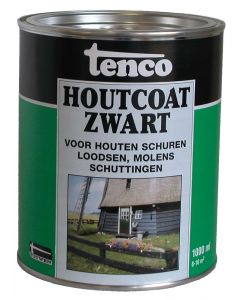 TENCO HOUTCOAT ZWART 1 L