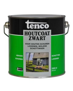 TENCO HOUTCOAT ZWART 2,5 L