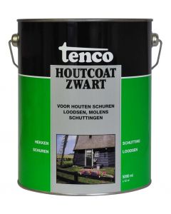 TENCO HOUTCOAT ZWART 5 L