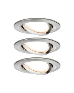 Paulmann Set Nova Coin rond zwenkbaar LED 3x6,5W