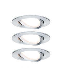 Paulmann Set Nova Coin rond zwenk LED 3x6,5W 230V