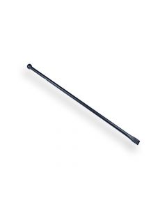 DE WIT Stootijzer 120cm rond knop/platte bek