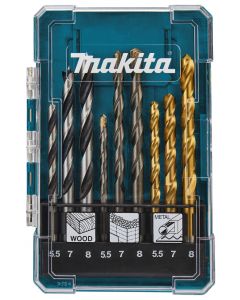 Makita D-71978 Borenset 9-delig