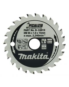 Makita B-33819 Cirkelzaagblad Laminaat