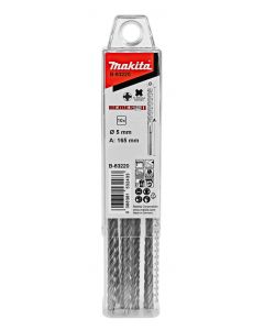 Makita B-63220 P4S:Sds-Plus Boor 5X165Mm 10St