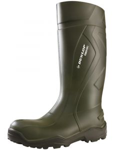 Dunlop - C762 Purofort+ knielaars S5 zwart, groen en geel - 38 - 08 - GROEN