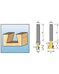 Makita D-10899 Zwaluwstaartfr. 12,7 S8