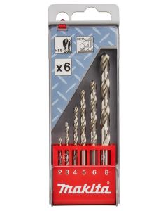 Makita D-57196 Metaalborenset 6-delig