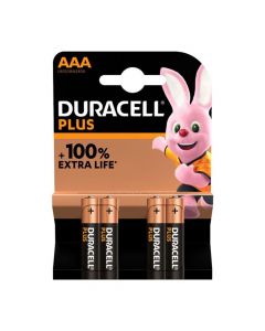 Duracell Alkaline Plus 100 AAA 4st.