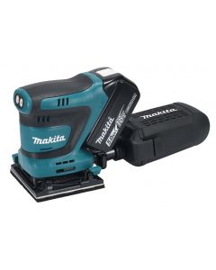Makita DBO480RTJ 18 V Handpalm vlakschuurmachine