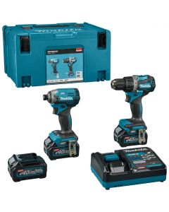 Makita DK0198G201 40 V Max Combset boren en (slag)schroeven