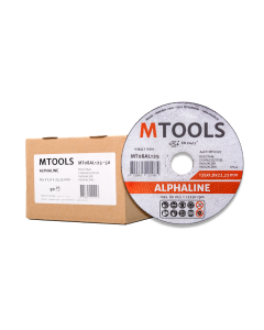 Mtools Alphaline doorslijpschijf staal/RVS 125x1,0 mm. per 50 st.