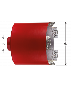 Dozenboor premium 82mm, opname M16,  Rotec, 763.5182 
