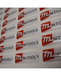 Mtools Doming sticker logo 10 st.