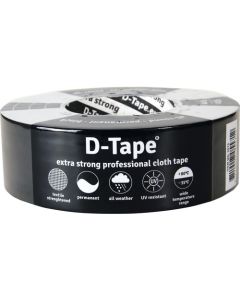 D-TAPE PERMANENT ZWART 50MX50MM, DUCT TAPE