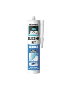 BISON SILICONEKIT SANITAIR GRIJS 300ML