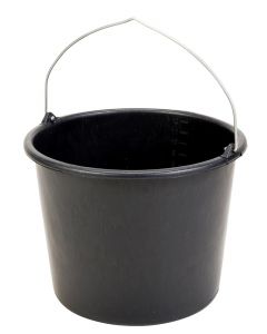 Gripline-O 12 L Emmer zwart, knopbeugel, L-scala