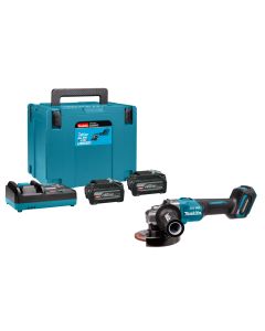 Makita GA005GU201 XGT 40 V Max Haakse slijper 125 mm