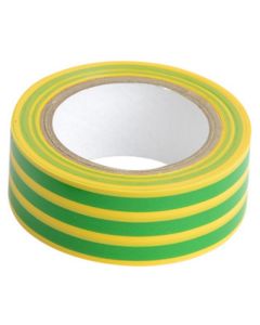 ISOLATIEBAND, ISOLATIETAPE GEEL/GROEN 19MM. 