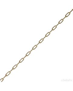 KLOKKETTING VERMESS. 6.6X1.3MM per meter