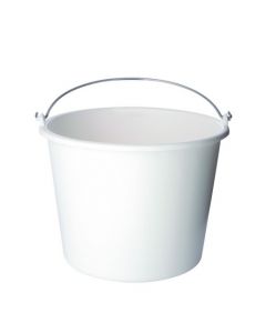Bouwemmer 12 liter 'ECO' wit
