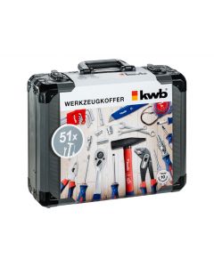 KWB gereedschapskoffer, 51-delig 370740