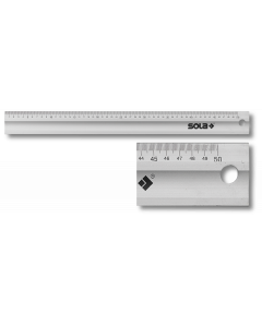 Sola Werkplaatslineaal LAB500 ALU 500x50x5 mm. 