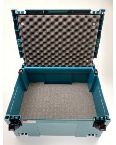 Makita Mbox nr.3 + Pixel Foam Pick&Pluck inlay + Foam Deksel Inzetstuk