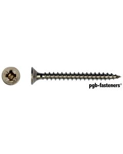 PGB Spaanplaatschroef RVS 3,5x25 mm.