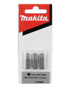 Makita P-53659 Schroefbitset T25/30/40x25mm