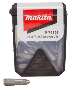 Makita P-74893 Schroefbit PZ2x25mm

