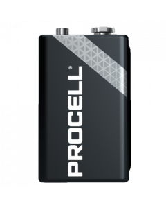 Batterij Duracell PROCELL, 9 Volt, e-block, 6LR61, p/st.