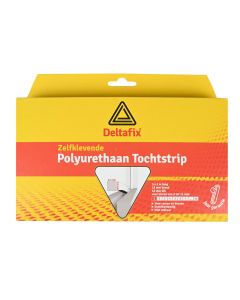 001396 Tochtstrip foam 12 x 12 mm 3 x 2 mtr wit