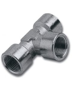 T-stuk messing 3x 3/8"F  