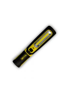 TAB Professional Lighting® accu loop/zaklamp 3W COB LED/1W Power-LED, premium quality, draait 360°, oplaadbaar 12/230V