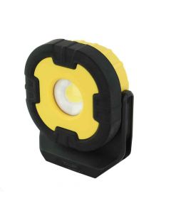 TAB Professional Lighting® TAB88110 accu werklamp, looplamp, LED, 10W, 1200 Lm, magneet, plaatsbaar op statief, kantelbaar, IP65, rubberen bescherming, USB, 230V, Powerbank