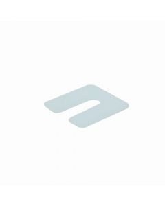 GB® Uitvulplaat, vulplaat 1mm wit in zak.