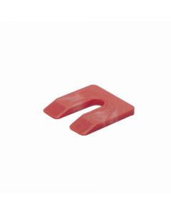 GB® Uitvulplaat, vulplaat 5mm rood in zak.