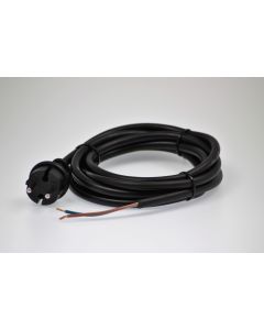VERVANGINGSSNOER NEOPREEN 2x1.5mm² , NETSNOER, 5MTR