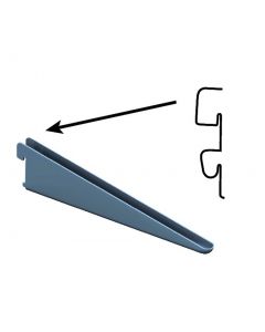 Drager Element dubbel 2-haaks sys 32 staal wit 37cm 10202-00046