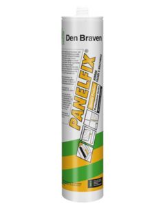 Zwaluw / Den Braven Panelfix constructielijm, 290 ml Zwart