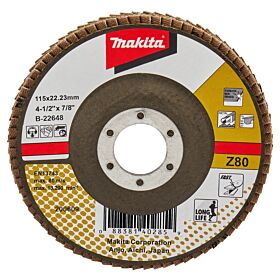 Makita B-22648 Lamellenschijf 115mm Z80