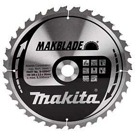 Makita B-08947 Zaagb hout 305x30x2,3 32T 5g