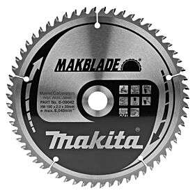 Makita B-09042 Zaagb hout 190x20x2,0 60T 5g